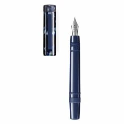 Tibaldi Perfecta Denim Fountain Pen, Stonewash Blue , Medium Nib