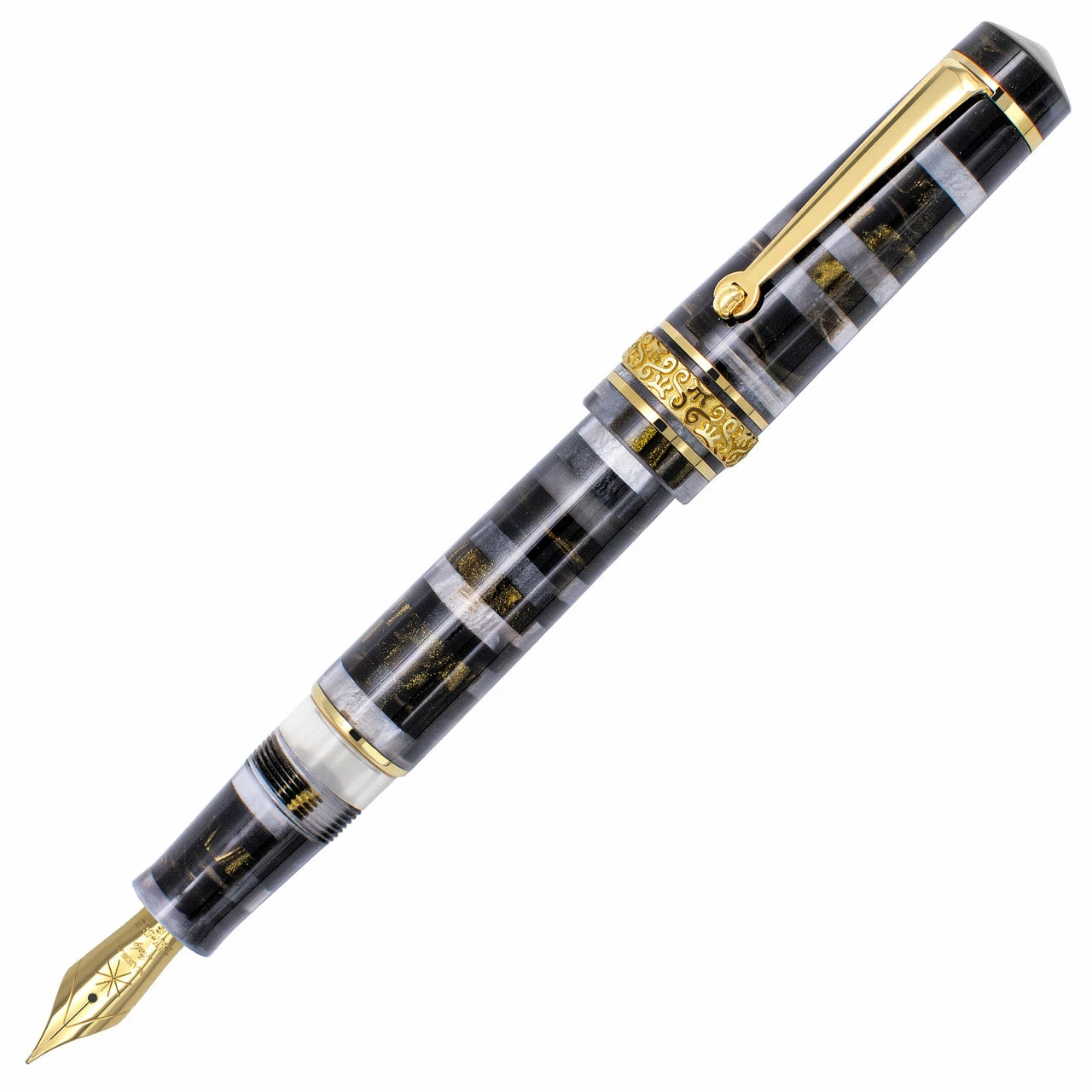 Maiora Alpha K Orogrigio Fountain Pen, 14K Nib