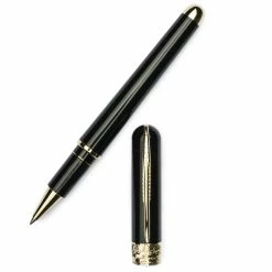 Pineider Avatar UR Deluxe Rollerball Pen, Graphene Black