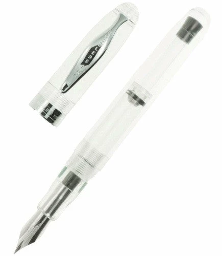 Noodlers Ahab Flex Fountain Pen - Clear Demo #15021