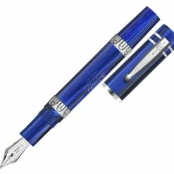 Nettuno 1911 Fountain Pen, Oceano Deep Blue, Fine Nib
