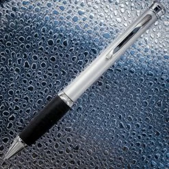 Pen Savings Executive Metal Ballpoint Pen, Silver & Black