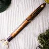 Tibaldi Bononia Seilan Purple Resin Fountain Pen, Gold Trim