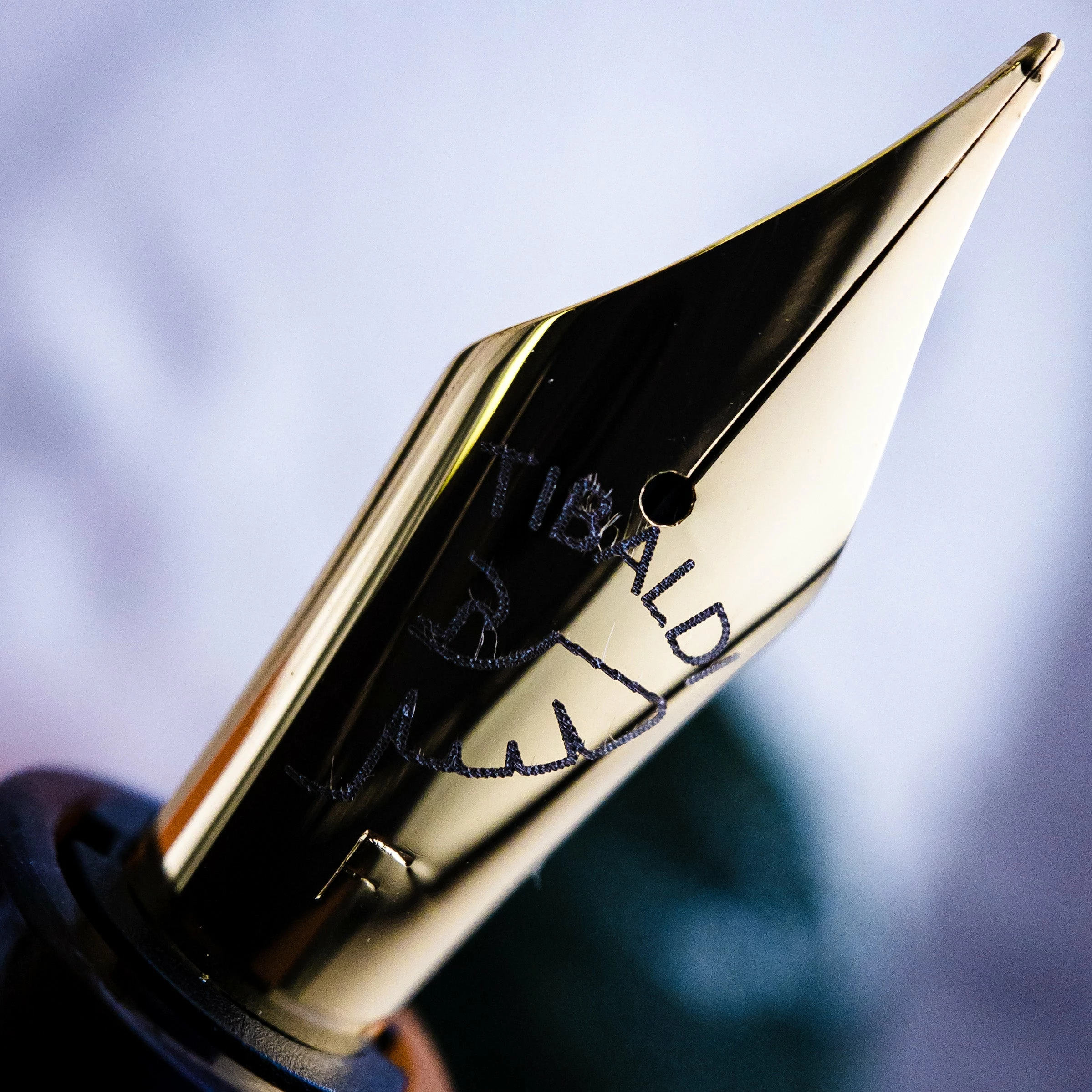 Tibaldi N60 Retro Zest Fountain Pen, Gold Trim - Image 3