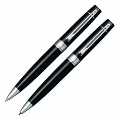 Sheaffer 300 Ballpoint Pen & .7mm Pencil Set - Black Lacquer
