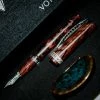 Visconti Voyager 30 Limited Edition Fountain Pen, Red & Silver, 14k Nib