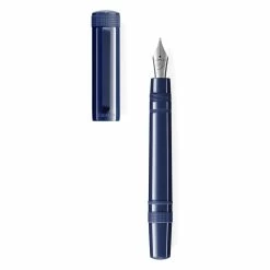 Tibaldi Perfecta Denim Fountain Pen, Raw Denim Blue , Medium Nib
