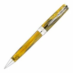 Pineider La Grande Bellezza Gemstone Ballpoint Pen, Tigers Yellow