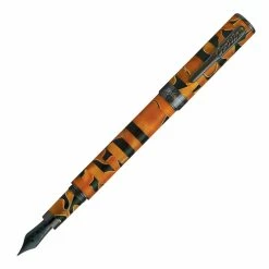 Conklin Stylograph Mosaic Fountain Pen, Orange & Black
