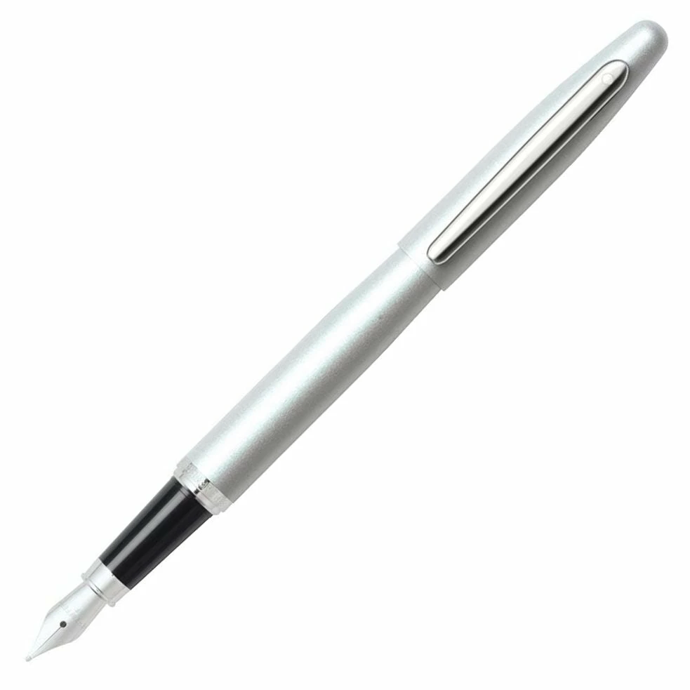 Sheaffer VFM Fountain Pen, Strobe Silver, Medium Nib