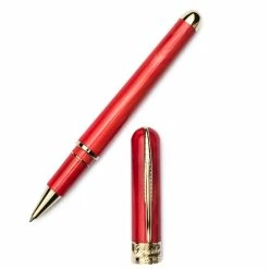 Pineider Avatar UR Deluxe Rollerball Pen, Devil Red