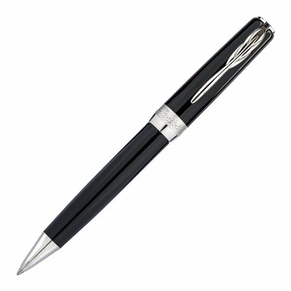 Pineider La Grande Bellezza Gemstone Ballpoint Pen, Stone Black