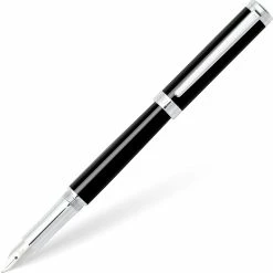 Sheaffer Intensity Fountain Pen, Jet Black Lacquer, Broad Nib