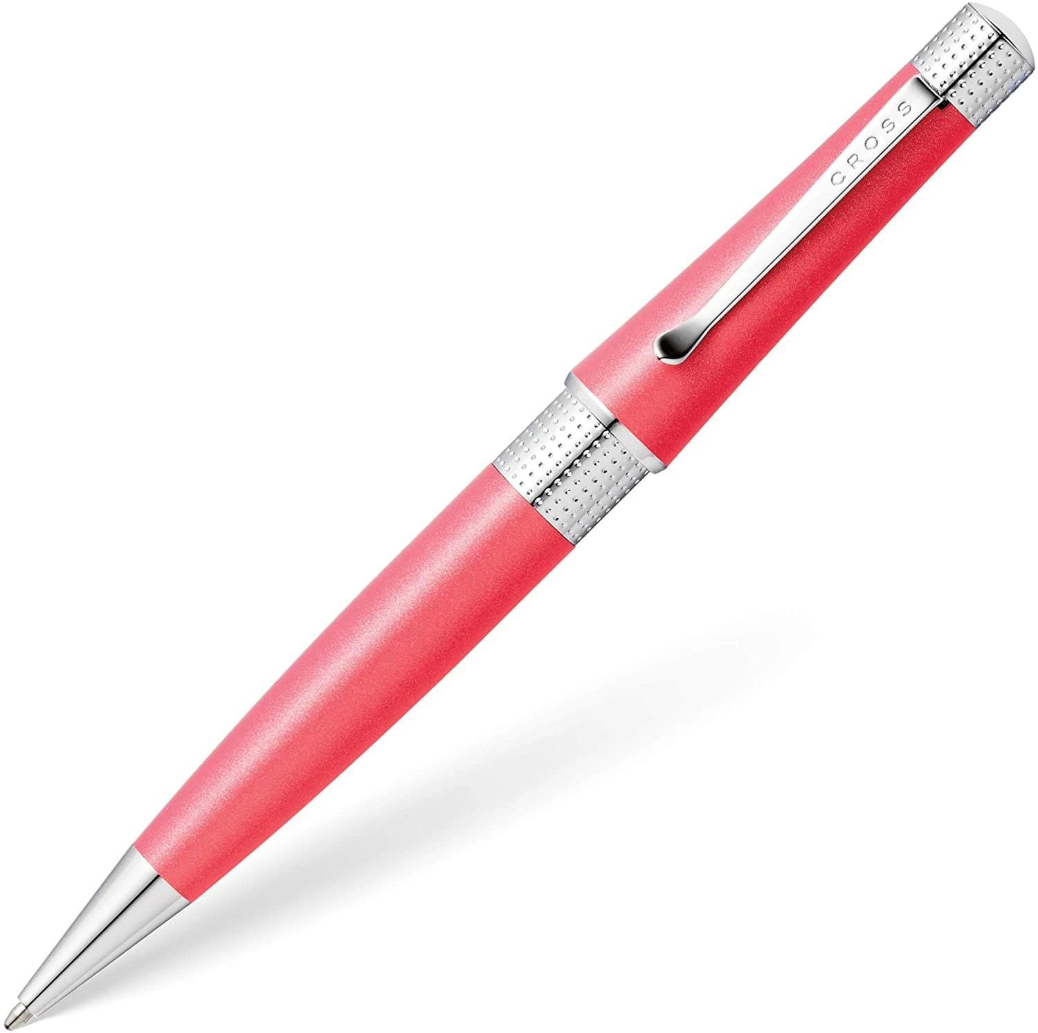 Cross® Cross Beverly Ballpoint Pen, Aquatic Coral & Chrome