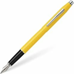 Cross® Cross Classic Century Fountain Pen, Aquatic Yellow Lacquer, Medium Nib