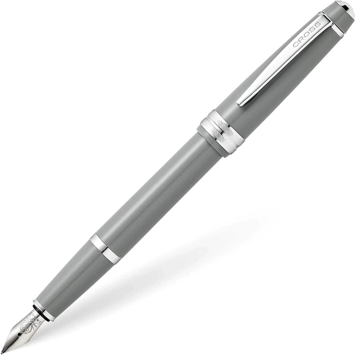 Cross® Cross Bailey Light Fountain Pen, Polished Grey Resin