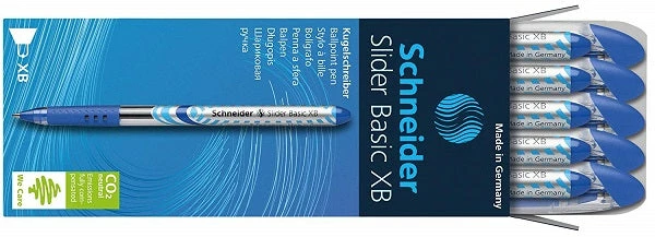 Schneider® Schneider Slider Basic XB Ballpoint Pens, 10 Pack, Blue, Extra Bold