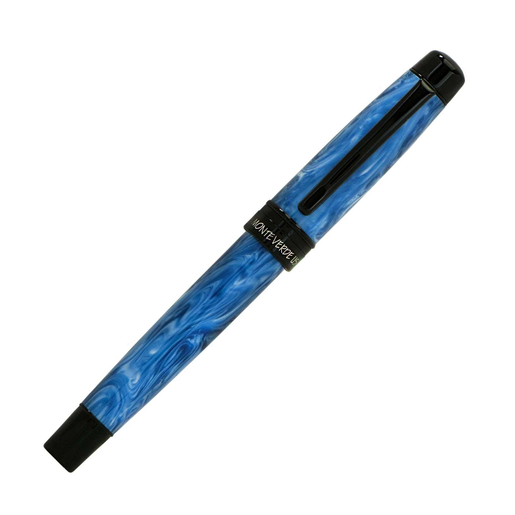 Monteverde Prima Fountain Pen, Blue Swirl - Image 2