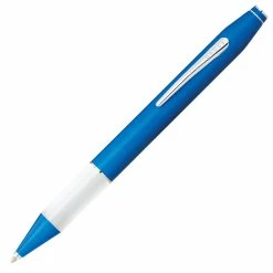 Cross® Cross Easy Writer Ballpoint Pen, Blue & Chrome, Brand New