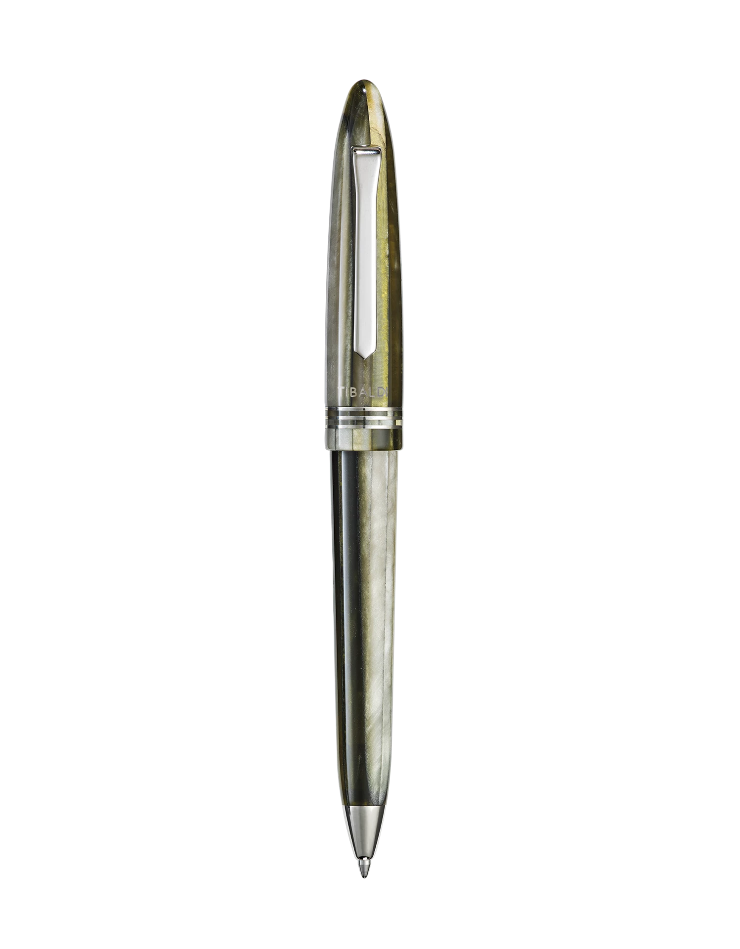 Tibaldi Bononia Martini Olive Resin Ballpoint Pen