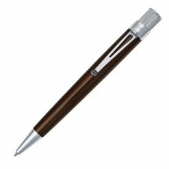 Retro 51 Tornado Classic Rollerball Pen, Brown Lacquer