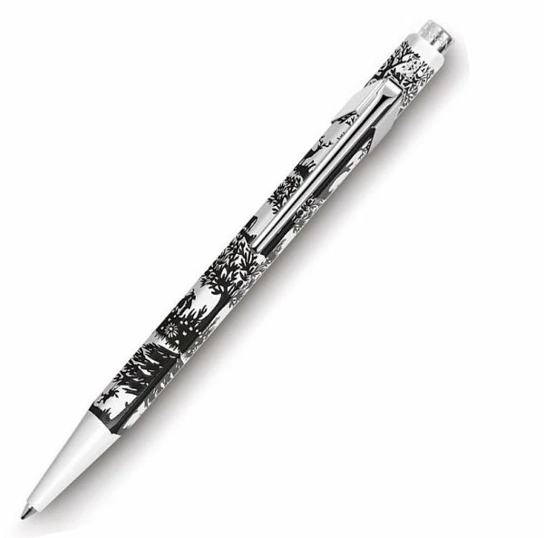 Caran D'Ache 849 Cut Up Paper Ballpoint Pen, Brand New, #849.254