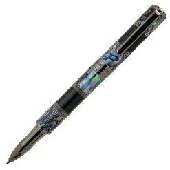 Monteverde Regatta Limited Edition Rollerball Pen, Abalone Shell & Carbon Fiber