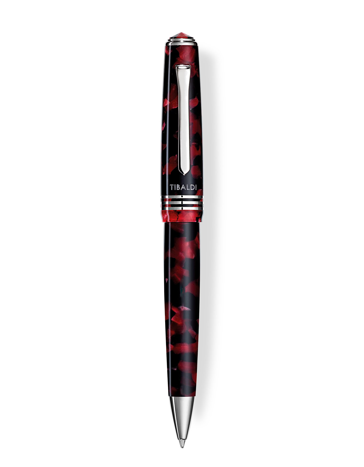 Tibaldi N60 Ruby Red Resin Ballpoint Pen