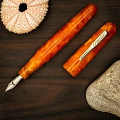Conklin All American Sunburst Orange Fountain Pen
