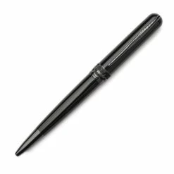 Pineider Avatar Ballpoint Pen, Gloss Black W/ Black Trim