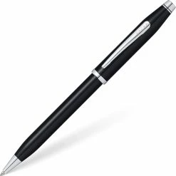 Cross® Cross Century II Ballpoint Pen, Black Lacquer & Chrome