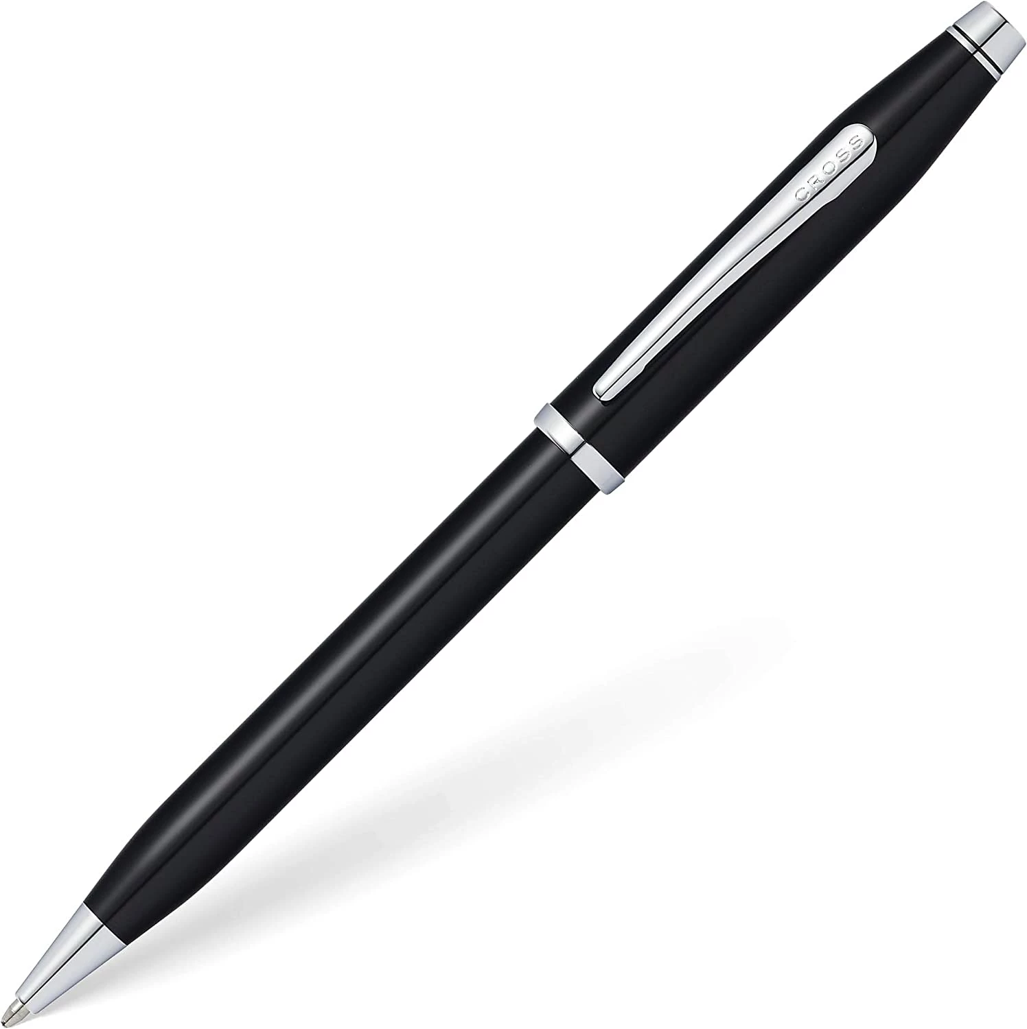 Cross® Cross Century II Ballpoint Pen, Black Lacquer & Chrome