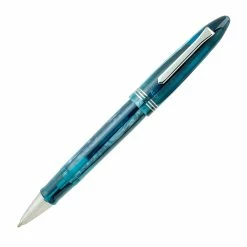 Tibaldi Bononia Bora Bora Rollerball Pen, Palladium Trim