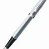 Sheaffer Prelude Fountain Pen - Brushed Chrome & Nickel Plate