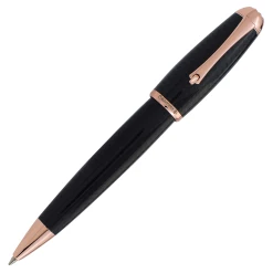 Monteverde Super Mega Carbon Fiber Ballpoint Pen, Rose Gold Trim