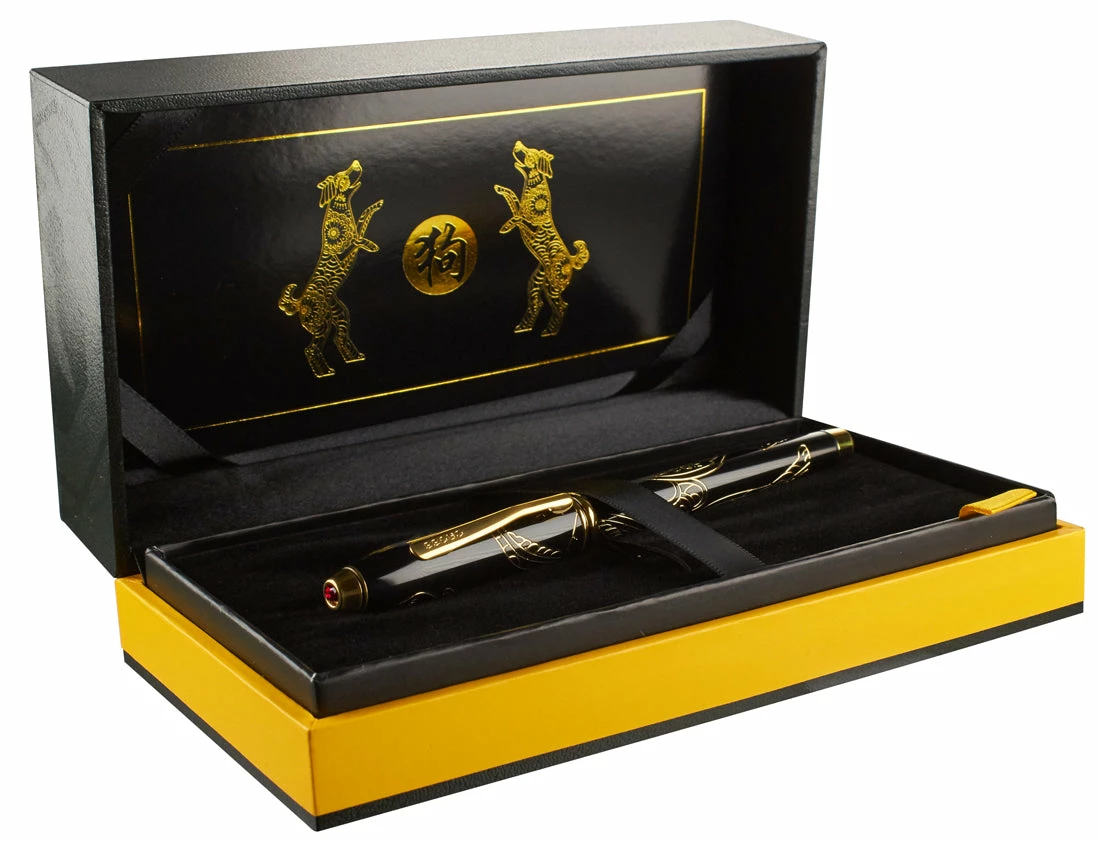 Cross® Cross 2018 Townsend Year Of The Dog Fountain Pen, Black, Medium Nib - Image 2