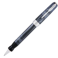 Pineider Full Metal Jacket Rollerball Pen, Coal Grey