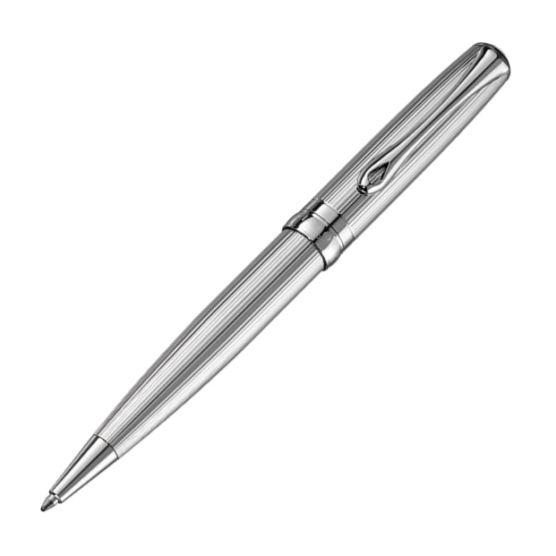 Diplomat Excellence A2 Guilloche Chrome Ballpoint Pen