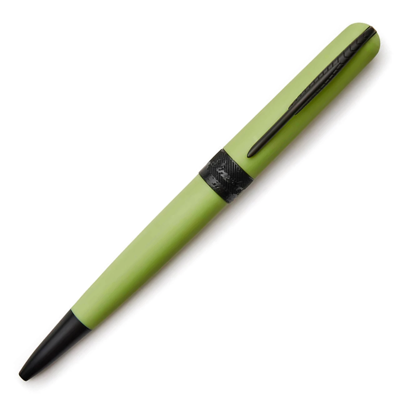 Pineider Avatar Ballpoint Pen, Matte Mint W/ Black Trim