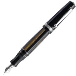 Maiora Aventus Unica Fountain Pen, Black, Orange & Palladium
