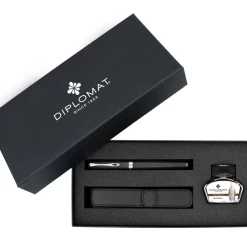 Diplomat Excellence A2 Fountain Pen Gift Set, Oxyd