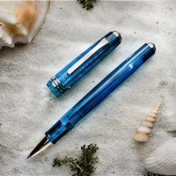 Tibaldi N60 Limited Edition Rollerball Pen, Bora Bora, Rose Gold Trim