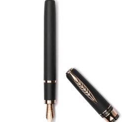 Pineider Alchemist Zeolite Fountain Pen, Stromboli Black