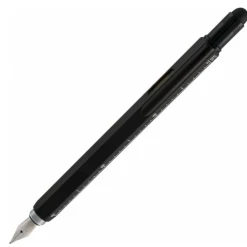 Monteverde 9 In 1 One Touch Tool Fountain Pen & Stylus, Black, Medium