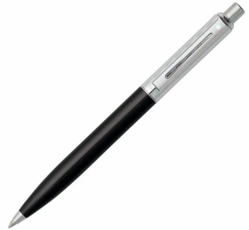 Sheaffer Sentinel Signature Ballpoint Pen, Black & Engraved Chrome
